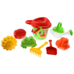 Gowi - Zandset Hart 9 Stukken - Strand- en Zand Speelgoed