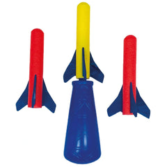 Gunther Flugspiele - Pump Rocket Foam Toy 3-Piece Set - Outdoor Play Equipment