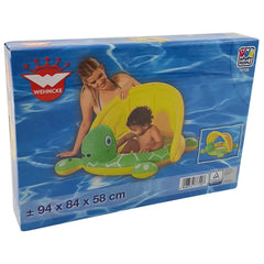 Happy People - Baby Pool Turtle Met Zonnekap 94 X 84 X 58 Cm