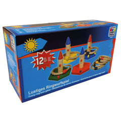 Happy People - Ring Toss Game 12 X 13 Cm Wood 12 Pcs