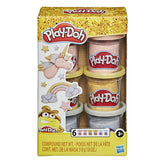 Hasbro - Play Doh Metallics Compound Collectie - Klei en Modelleerklei