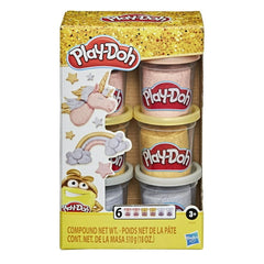 Hasbro - Play Doh Metallics Compound Collectie - Klei en Modelleerklei
