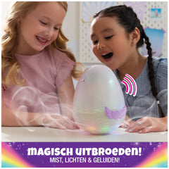 Hatchimals Alive Mystery Hatch Pufficorn Interactieve Pluche met Lichten en Geluiden