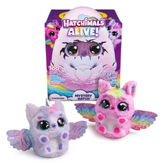 Hatchimals Alive Mystery Hatch Pufficorn Interactieve Pluche met Lichten en Geluiden