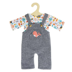 Heless - Dungarees met T-Shirt Wal Bobby Maat 35-45 Cm - Poppen Speelsets en Speelgoedfiguren