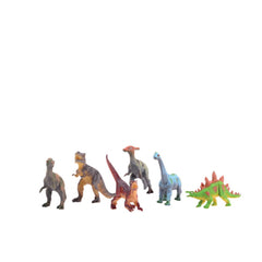 Johntoy - Animal World Dinosaurs 6 Pcs Pack - Action & Toy Figures