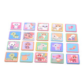 Johntoy - Het Houten Wildies Familie Memo Spel - Kaartspellen