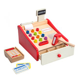 Johntoy - Wooden Cash Register With Scanner - Pretend Professions & Role Playing