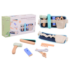 Johntoy - Houten Kappersset met Riem - Doen alsof Beroepen & Rollenspellen