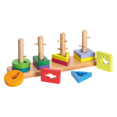 Johntoy - Houten Labyrint Puzzel - Baby Activiteit Speelgoed