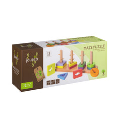 Johntoy - Houten Labyrint Puzzel - Baby Activiteit Speelgoed