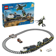 LEGO - Bouwset - Stad Politietrein Overval - 7+ Jaar - 1313 Stuks Elektrische Trein