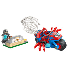LEGO - Marvel Spidey op zijn Motorfiets vs Rhino - Bouwset Speelgoed
