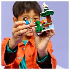 LEGO - Minecraft - Steve's Taiga Adventure - Construction Set Toys - 21583