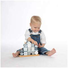 Label-Label - Stacking Blocks House - Sorting & Stacking Toys