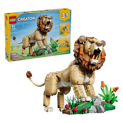 LEGO - Creator 3 In 1 Wild Animals: Majestic Lion - Bouwset - +9 - 72031386