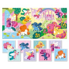 Ludattica - Baby Puzzelcollectie - Eenhoorns - Puzzels