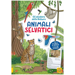 MACRO JUNIOR - Stickersboek met Wilde Dieren in de Natuur