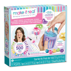 MAKE IT REAL - Party Nails Glitter Nagelstudio - Make-up