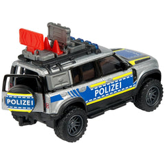 Majorette Land Rover Defender 90 Politie Speelvoertuigen