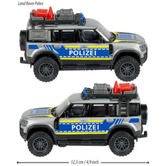 Majorette Land Rover Defender 90 Politie Speelvoertuigen