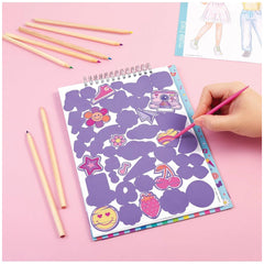 Make It Real - Fashion Design Sketchbook Art Groovy Vibes - Arts & Crafts