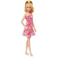 Mattel - Barbie Basic Doll Red Floral Dress - Dolls Playsets & Toy Figures