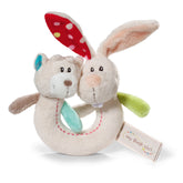 NICI - My First NICI Grabber Bunny Tilli And Bear Taps - Rattles