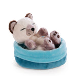 NICI - Soft-Toy-Sleeping-Pets-Kitty-Siam-Cat-12-Cm-Stuffed-Animals