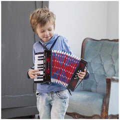 New Classic Toys - Accordion With Music Book - Black - Musical Instruments