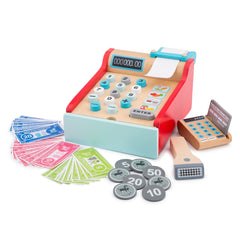 New Classic Toys - Cash Register - Red - Pretend Professions & Role Playing