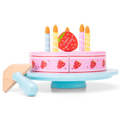 New Classic Toys - Cutting Cake - Birthday - Pretend Professions & Role Playing