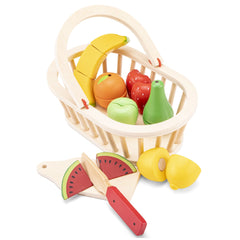 New Classic Toys - Snijset - Fruitmand - Doen alsof Beroepen & Rollenspellen