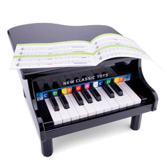 New Classic Toys - Grote Piano - 18 Toetsen - Zwart - Muziekinstrumenten