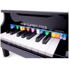 New Classic Toys - Grote Piano - 18 Toetsen - Zwart - Muziekinstrumenten