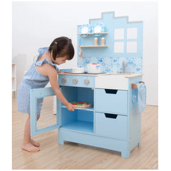 New Classic Toys - Keuken - Delfts Blauw - Doen alsof Beroepen & Rollenspel