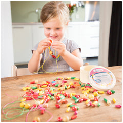 New Classic Toys - Rijgparels - 230 Stukken En 4 Koorden - Kunst & Ambachten