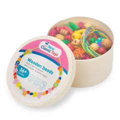 New Classic Toys - Rijgparels - 230 Stukken En 4 Koorden - Kunst & Ambachten