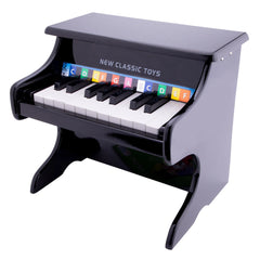 New Classic Toys - Piano - 18 Toetsen - Zwart - Muziekinstrumenten