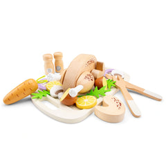 New Classic Toys - Speelvoedsel - Geroosterde Kip - Doen alsof Beroepen & Rollenspel