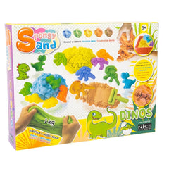 Nice - Spongy Sand Dino Set - Clay & Modeling Dough