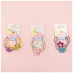 Nice - Star Pony 2 Pcs Hair Bands Set - Personal Care