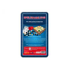 Noris - 99 Games collectie in Metalen Doos - Bordspellen - Duitse Editie - Bordspellen