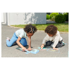 Noris - Buitenspeelgoed - 15 Straatspellen Set - Draagbare Blik - 5+ Jaar