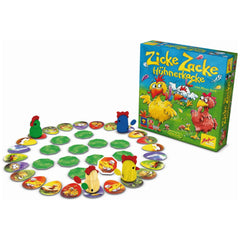 Noris - Zicke Zacke Huhnerkacke - Board Games - German Edition - Board Games