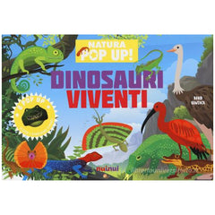NuiNui - Natura Pop Up Dinosauri Viventi Book - Educational Toys - Italian Edition,