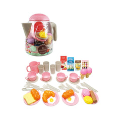 ODS - Pretend Professions - Maxi Caffettiera Breakfast Set - Pink - 3 Years - Role Play