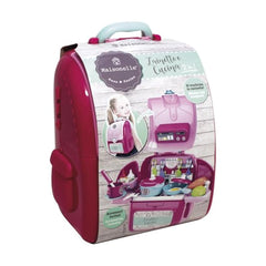 ODS - Pretend Professions - Zainetto Cucina 2-in-1 Kitchen Backpack - Pink - 3 Years