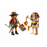 PLAYMOBIL - DuoPack Treasure Hunter and Mummy - Toy Playsets