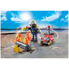 PLAYMOBIL - Brandweerman met Waterpomp - Speelsets